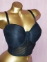 2XL 95 E Елегантен корсет сутиен в черно и телесен цвят , снимка 10