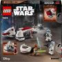 LEGO Star Wars Строителна играчка за деца, велосипед с количка с герои Kelleran Beq и Grogu, 8+ г. , снимка 10