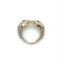 Златен дамски пръстен 3,56гр. размер:53 14кр. проба:585 модел:23538-1, снимка 2