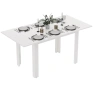 Разтегателна трапезна маса HOMCOM, снимка 2