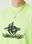 BALENCIAGA Neon Layered Sports Logo Print Oversized Мъжка / Дамска Тениска size 2 (L), снимка 5