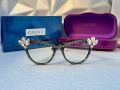 Gucci очила за компютър прозрачни с камъни слънчеви диоптрични рамки , снимка 5