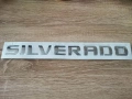 сребрист надпис Chevrolet Silverado, снимка 1