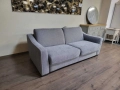 Сив диван от плат с функция сън "Myriad", снимка 11