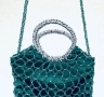 Луксозна изумрудена чанта - хитът на годината, снимка 7
