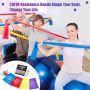 COFOF Стреч ленти за упражнения: Идеални за йога, пилатес и силов тренинг, снимка 7