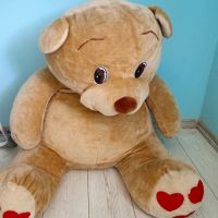 Запазен голям плюшен мечок 80 см , снимка 1 - Плюшени играчки - 45448900