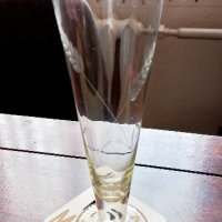 Кристални чаши за шампанско, снимка 1 - Антикварни и старинни предмети - 44949940