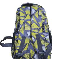 Ученическа раница с жълти и сини триъгълници, снимка 2 - Раници - 45790419