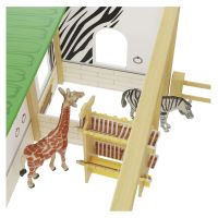 Голяма дървена зоогическа градина с животни Зоопарк Playtive, снимка 3 - Образователни игри - 45301896