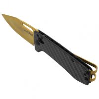 Сгъваем нож SOG Ultra XR, в цвят Carbon/Gold - 7,1 см, снимка 5 - Ножове - 45268176
