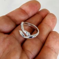 Сребъре пръстен с майчини ръце, красив сребър пръстен, уникален пръстенрегулируем пръстен-925 сребро, снимка 5 - Пръстени - 45776137