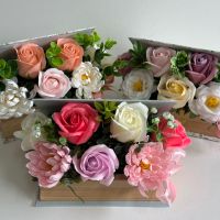 Букет от сапунени рози , снимка 2 - Декорация за дома - 40275710