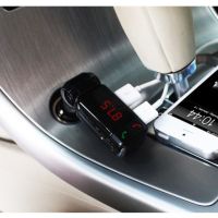 Блутут за кола (MP3player  FM предавател  зарядно USB и Bluetooth) / Материал на корпуса: метал, ABS, снимка 1 - Аксесоари и консумативи - 45542028