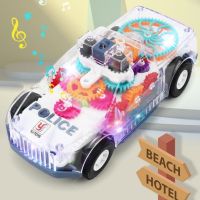 Музикална и светеща, прозрачна, полицейска кола играчка за деца, снимка 4 - Музикални играчки - 45687718