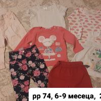Лот дрехи за момиче,  размер 74, снимка 1 - Комплекти за бебе - 45992134