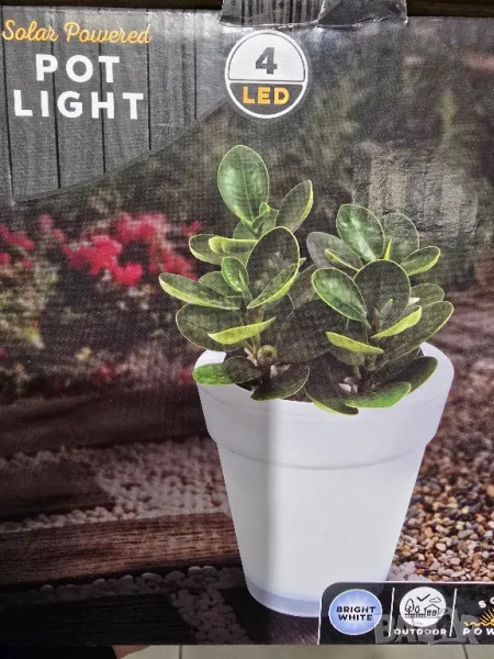 соларни лампи саксия, снимка 1