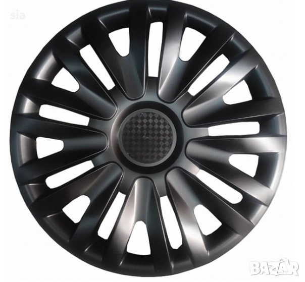 Тасове за джанти 16'' цола 412 - Черни, снимка 1