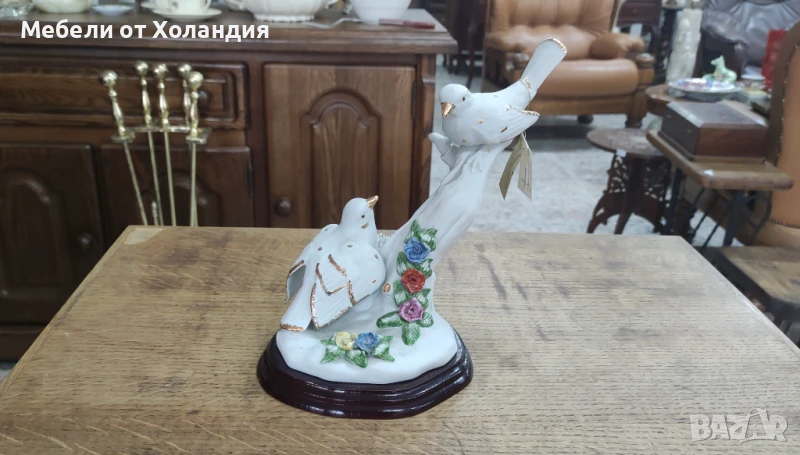 Порцеланова статуетка на птички, снимка 1