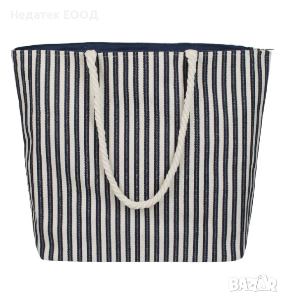 Плажна чанта на райета, 55x15x41см., снимка 1