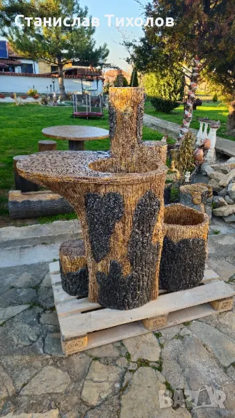 Градински чешми от щампован бетон, снимка 1