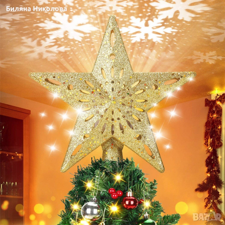 3D прожектор за Елха 6 Визии - Звезда  ТОП ПРОДУКТ ЗА 2025, снимка 1