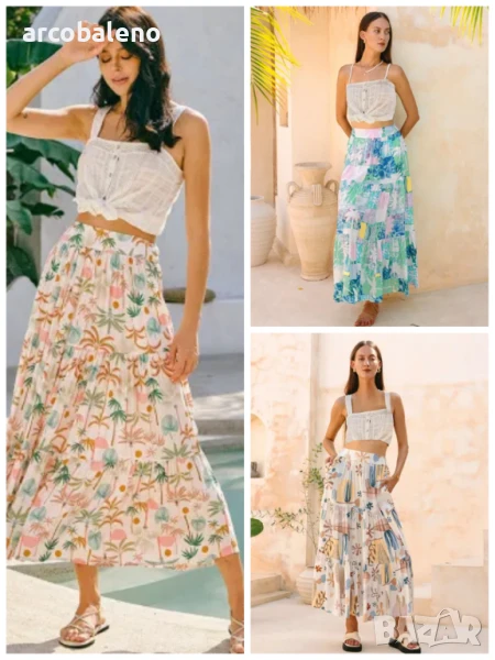 Дамска лятна пола, 3цвята , снимка 1