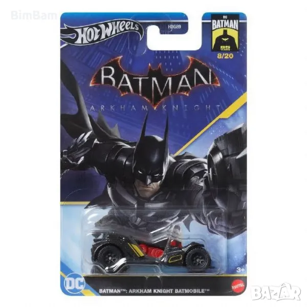 Оригинална количка Hot Wheels BATMAN - Arkham Knight Batmobile, снимка 1