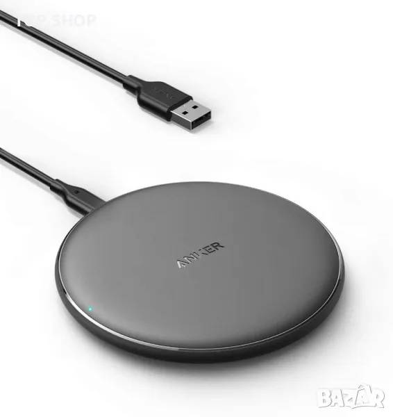 Anker A2503, безжично зарядно устройство 313, Qi-Certified 10W Max за iPhone,AirPods, снимка 1