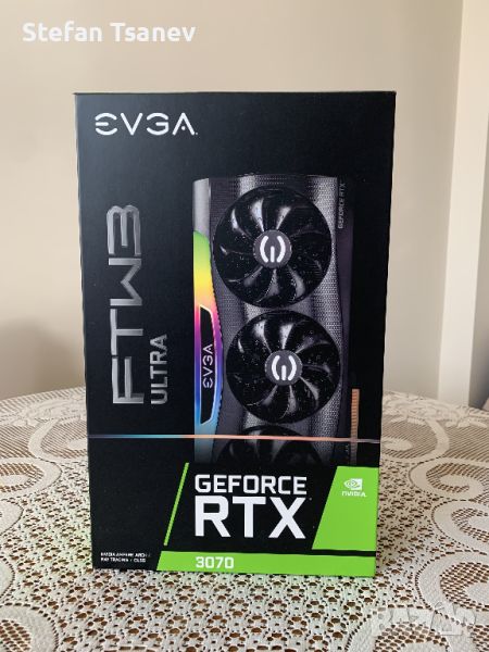  EVGA GeForce RTX 3070 FTW3 ULTRA GAMING 8GB, снимка 1