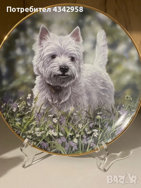 Колекционерска чиния от серия « Westies “, снимка 1