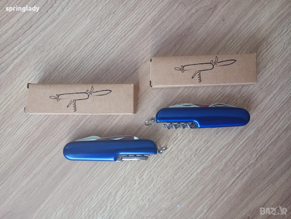 Комплект 2бр мултифункционално джобно ножче, снимка 1
