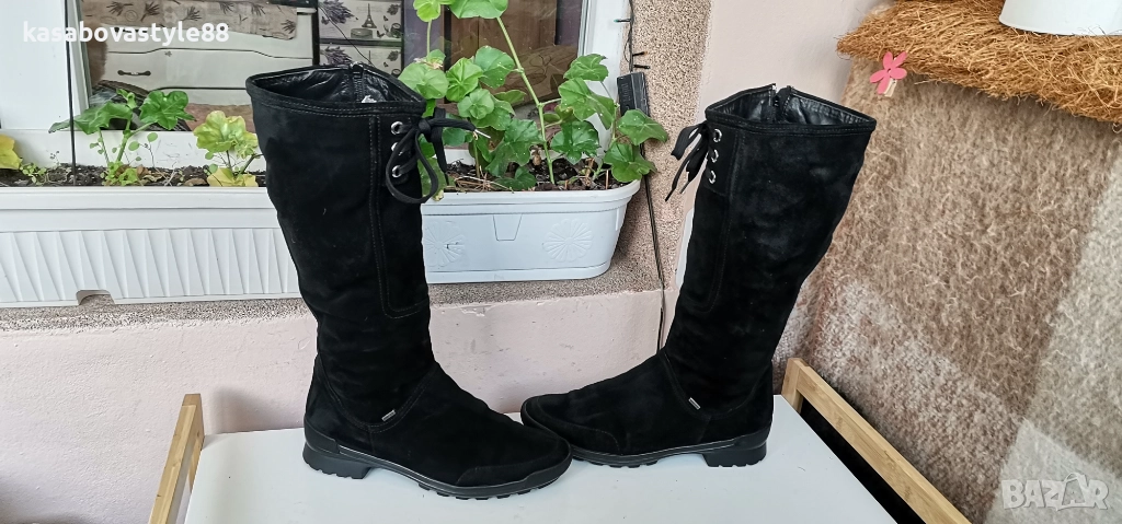 Ботуши Hogl-Gore-tex 38 н Естествен велур , снимка 1