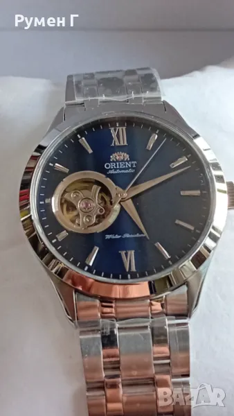 Чисто нов, неразопакован Orient automatic open heart, сапфир, бартер, снимка 1