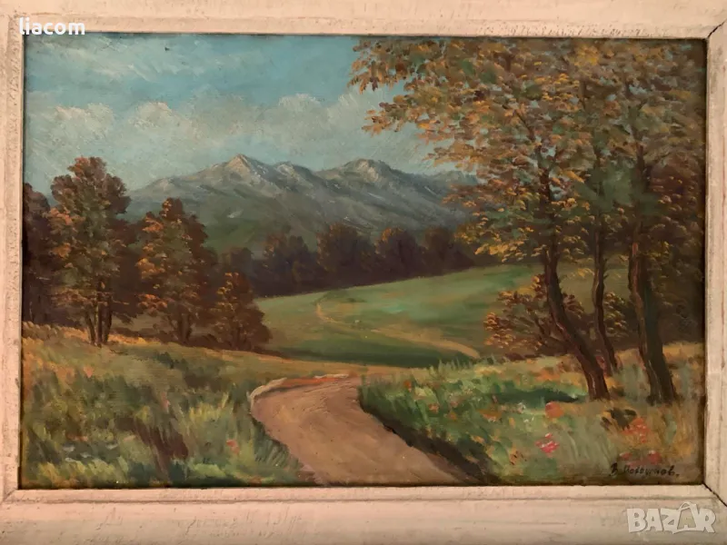 ВАСИЛ МАКЕДОНСКИ пейзаж - масло/платно, снимка 1