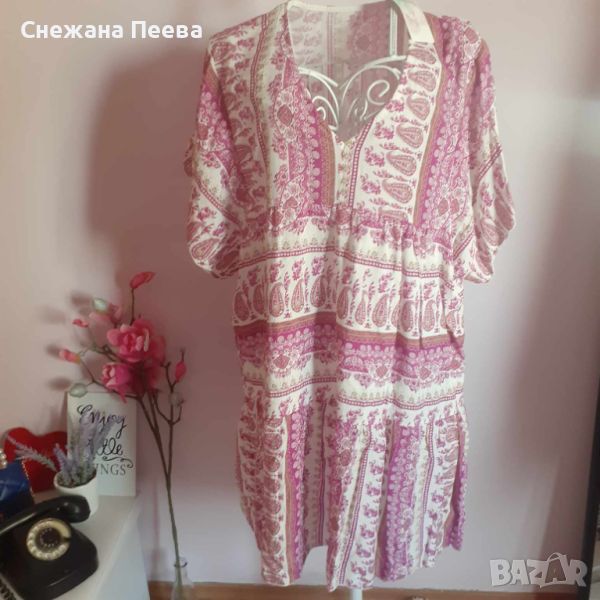 Нова дамска свободна рокля, снимка 1