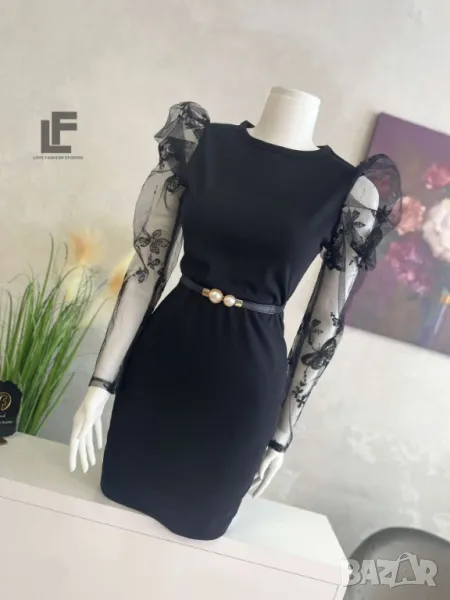 Рокля LFS Wonder All Black 9502  , снимка 1
