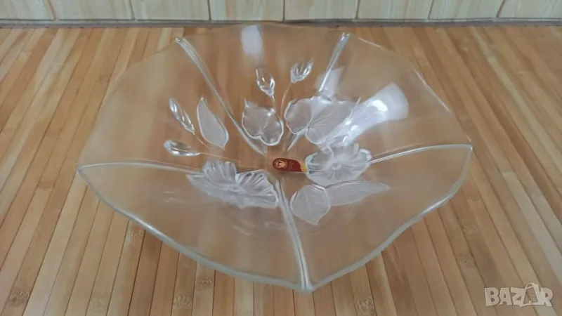 Стъклена фруктиера - Walther, Германия, снимка 1