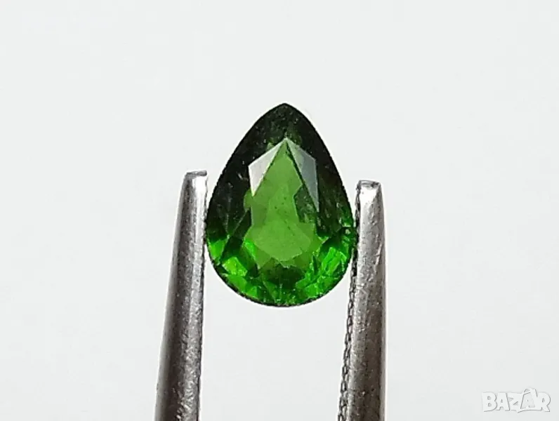 Цаворит с интензивен наситен зелен цвят - 0.58кт.! Нов!, снимка 1
