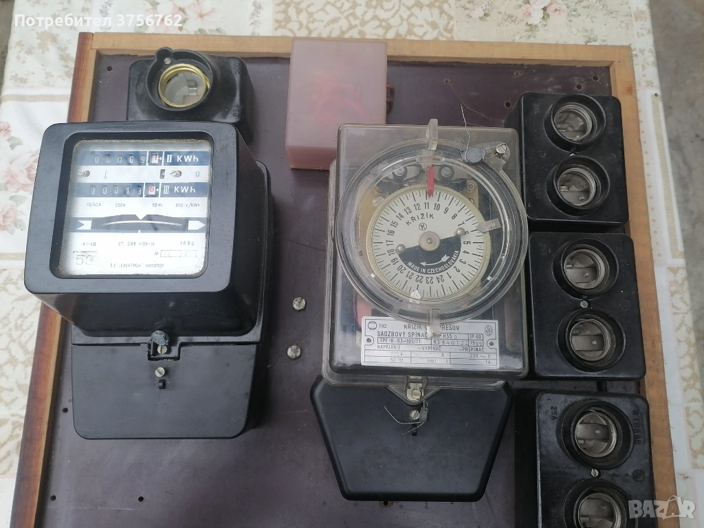 Продавам контролен двойнотарифен електромер, снимка 1