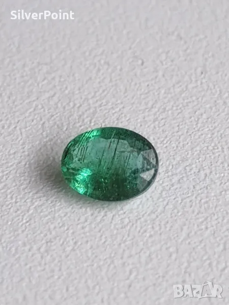 Изумруд овал с наситен цвят , снимка 1
