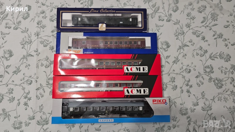 Нови вагони (Sachsenmodelle, Roco, Tillig, Piko, A.C.M.E.) H0 1:87, снимка 1