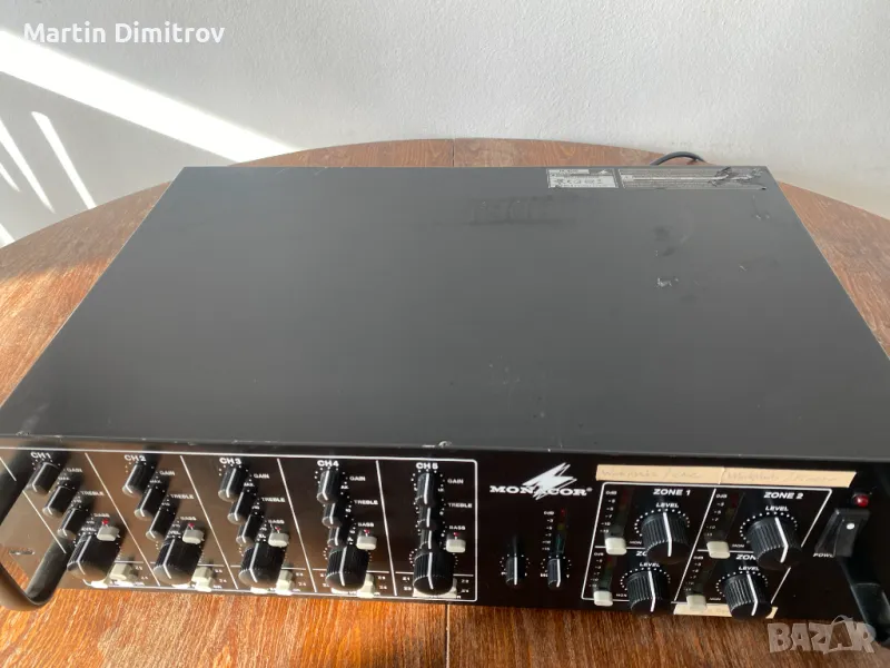  MONACOR PA-4040 Смесителен пулт Rack, снимка 1