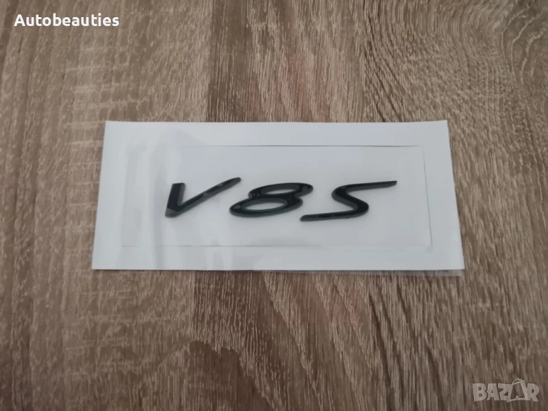 черна емблема V8S за Bentley, снимка 1