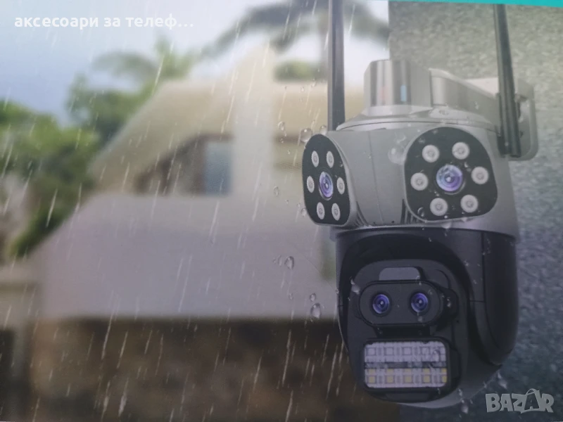 Wi fi Тройна камера за видеонаблюдение, снимка 1
