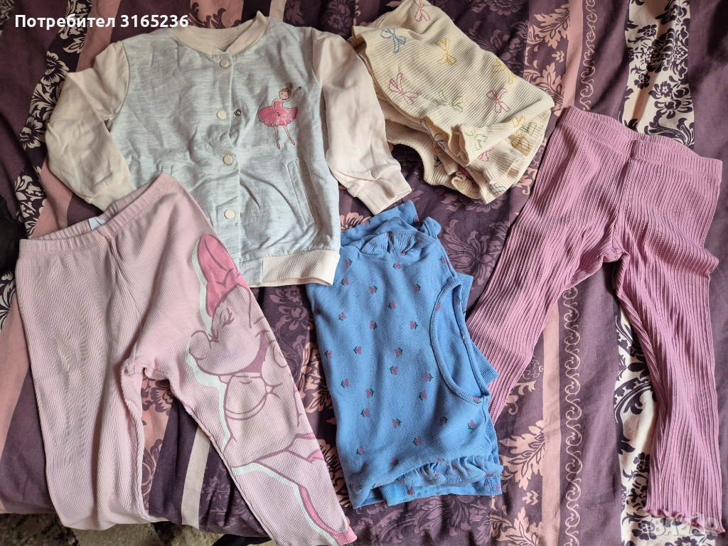 Торба с детски дрешки за момиче, снимка 1