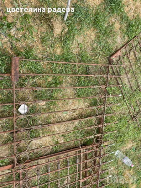 Ограда и врата от масивно ковано желязо, снимка 1