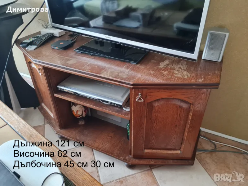 дървен шкаф , снимка 1