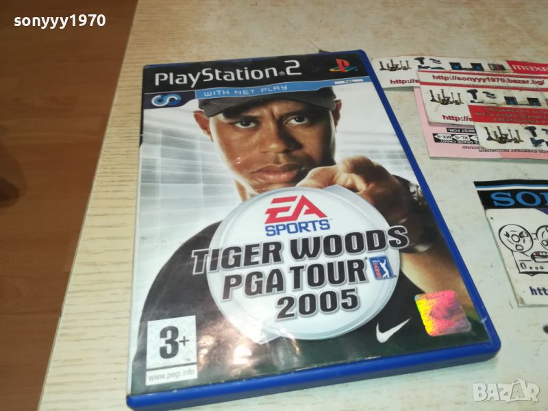 TIGER WOODS PGA TOUR 2005 PS2 GAME 1107241054, снимка 1