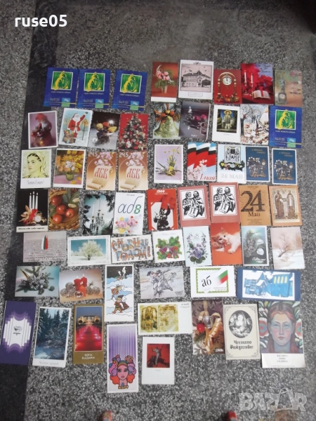 Лот от 60 бр. картички от соца, снимка 1